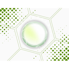 绿色渐变效果足球