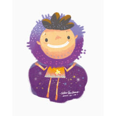 清新可爱儿童手绘插画