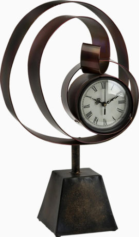 复古黑色铁艺时钟