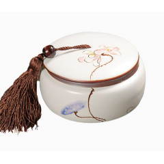 凝香阁手绘茶叶罐