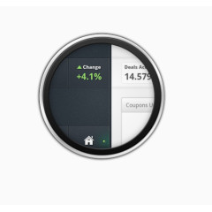 放大镜数据报表素材