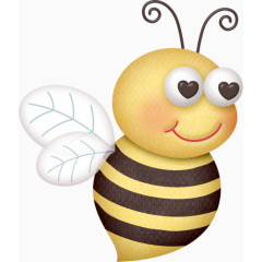 卡通大眼小蜜蜂