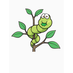 吃叶子的毛毛虫