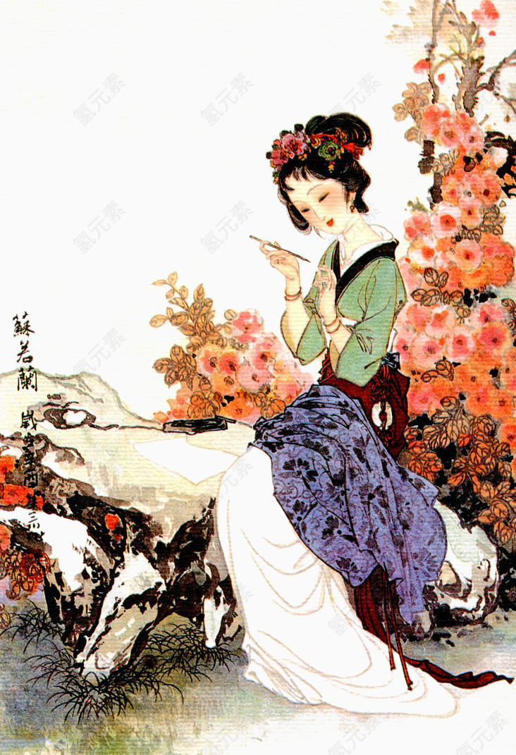 美女肖像画