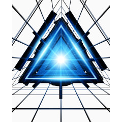 眩光三维空间背景矢量素材