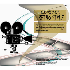 效果摄影机和电影胶带