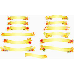 秋天枫叶标题栏