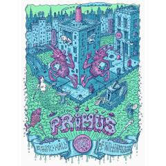 绿色插画美人鱼与水城