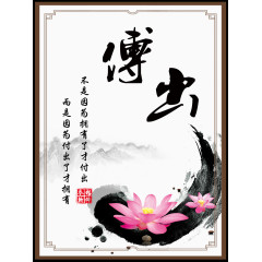 中国风励志展板