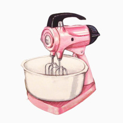 打蛋机手绘画素材图片