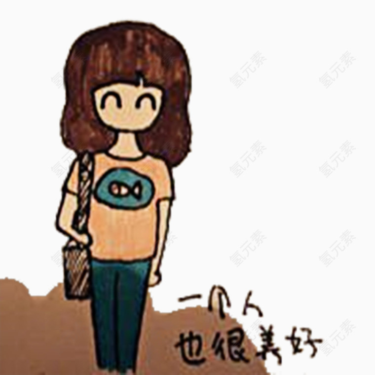 卡通形象女孩