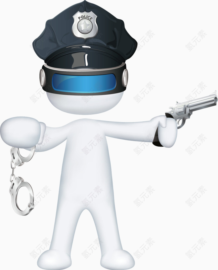 3D小人警察