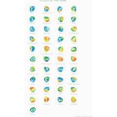 里约2016奥运会运动项目图标