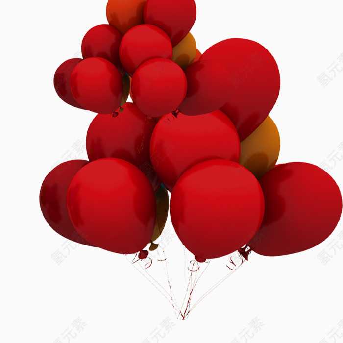 红色气球