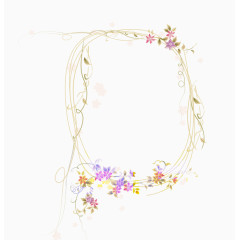 唯美精美花边边框