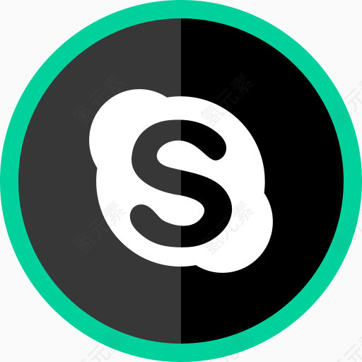 标志媒体在线Skype社会下载这些免费的社交媒体图标为一个有限的时间！