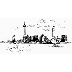 上海东方明珠底纹