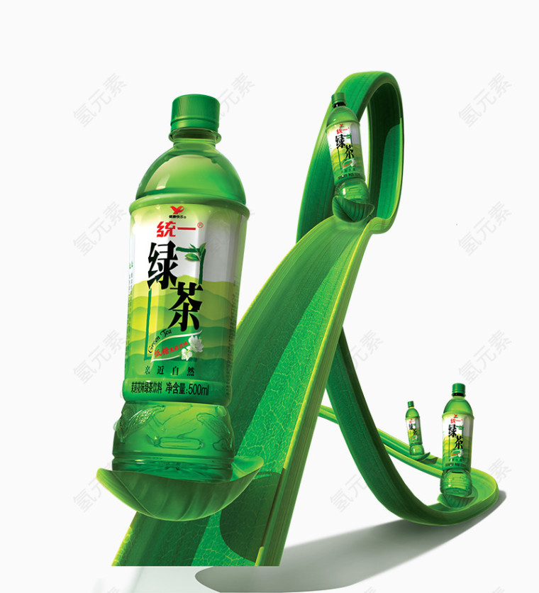 产品实物统一绿茶