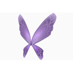 蓝色唯美蝴蝶翅膀