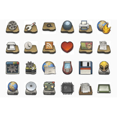 复古风电脑图标