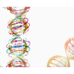 彩色染色体和细胞高清免扣素材