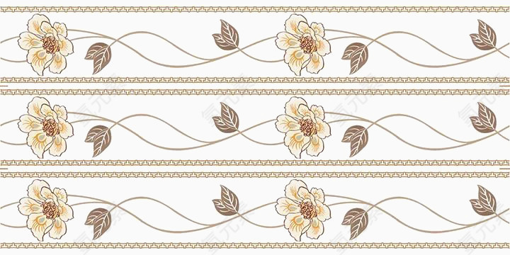 小黄花瓷砖画