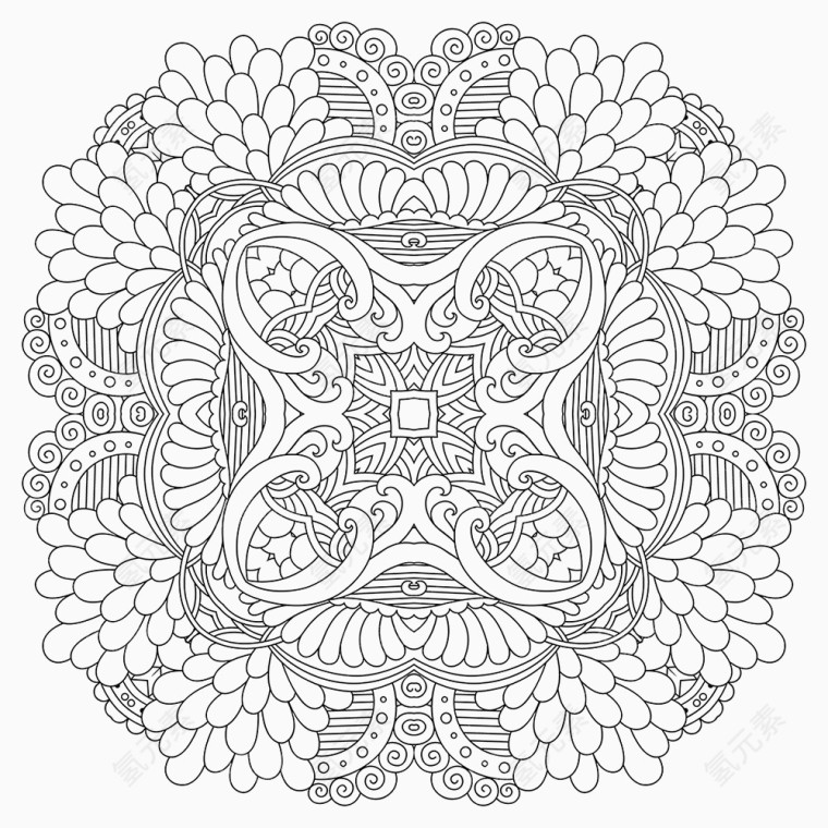 经典花纹