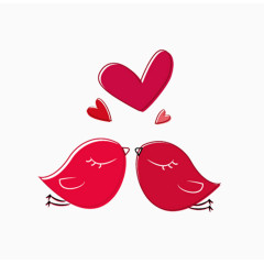 红色小鸟红心