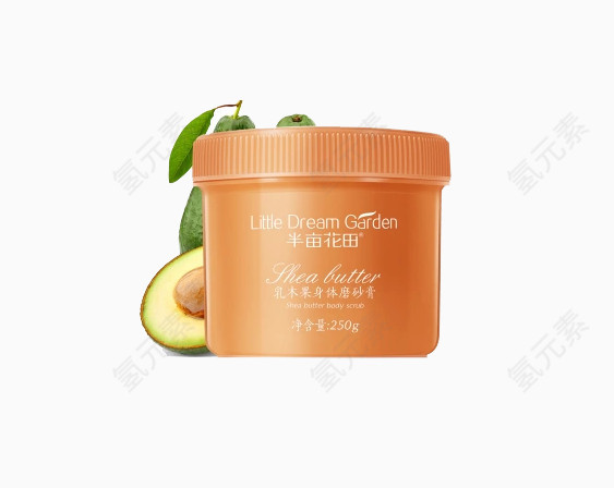 全身嫩白磨砂膏