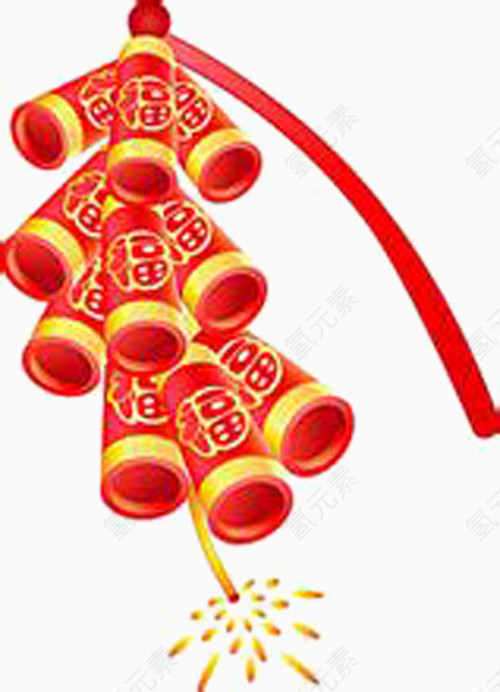 美丽的礼花鞭炮