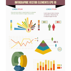 矢量PPT数据图分析图合集