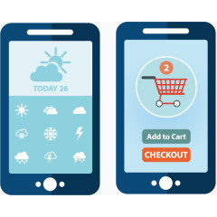 手机购物天气预报模板