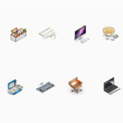 办公室常用PNG图标