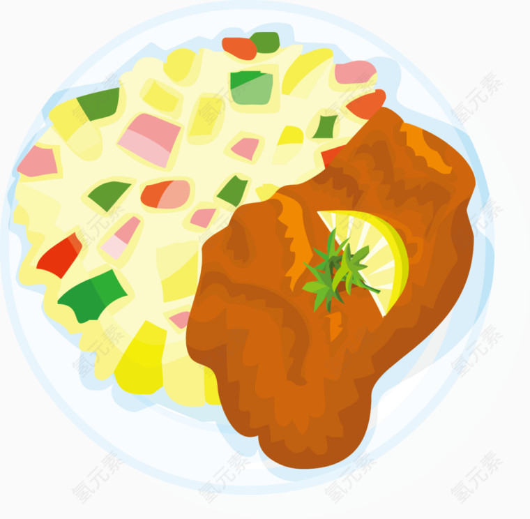 美食矢量素材