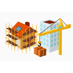 矢量建筑施工素材