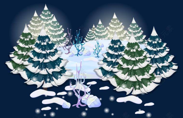 冬季旅游雪景