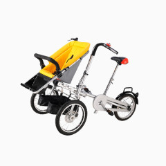 带娃的三轮自行车