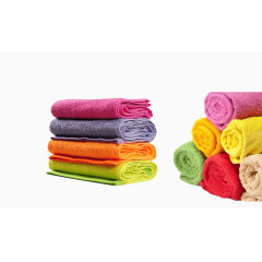 五彩毛巾
