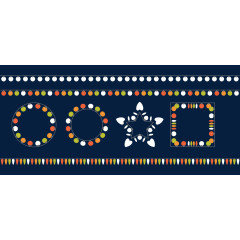 多种精美卡通彩灯串设计合集