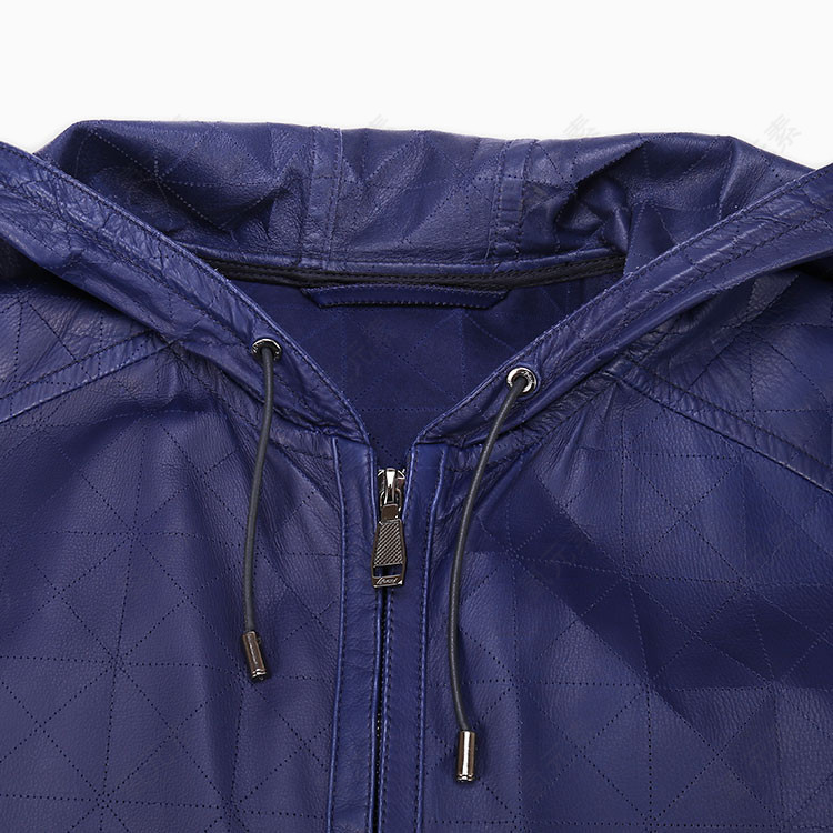 男士蓝色休闲外套