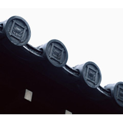 中式屋檐装饰素材