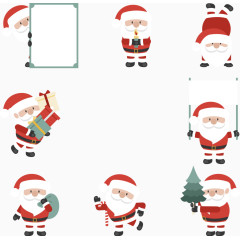 卡通圣诞老人图片