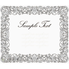 金色边框装饰素材