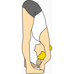 锻炼的卡通短裤女孩