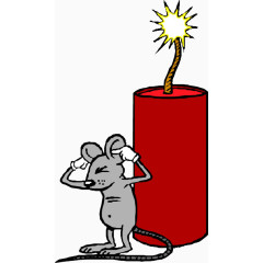 小老鼠放鞭炮