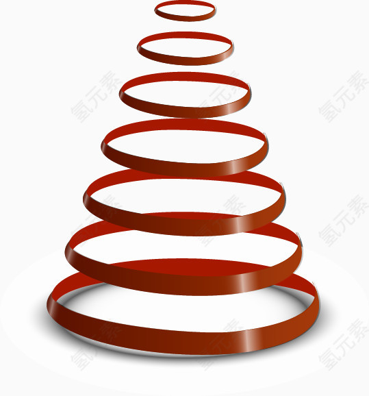 圆圈金字塔形状图案