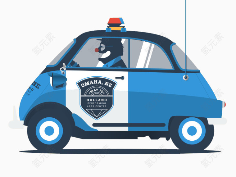 警车
