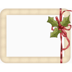 卡通手绘简约边框圣诞节装饰·