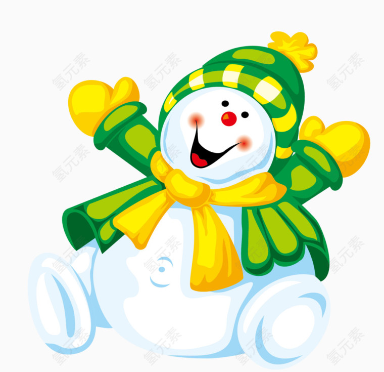 圣诞节清新矢量元素