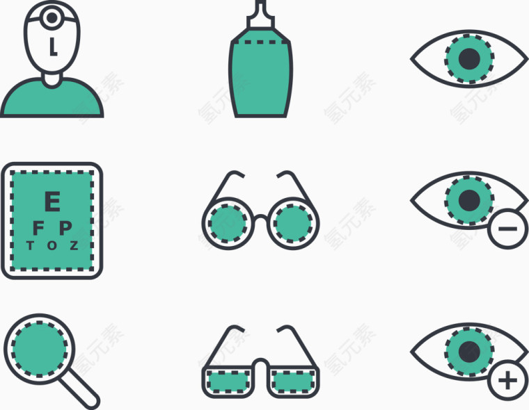 维生素光学眼镜医学